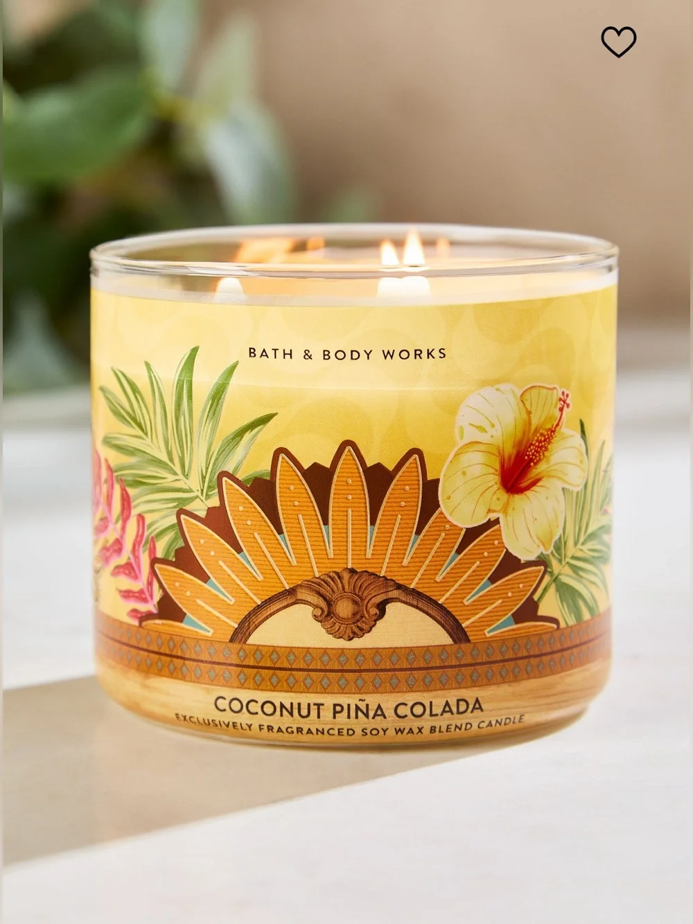 BBW Piña Colada 3 Wick Candle